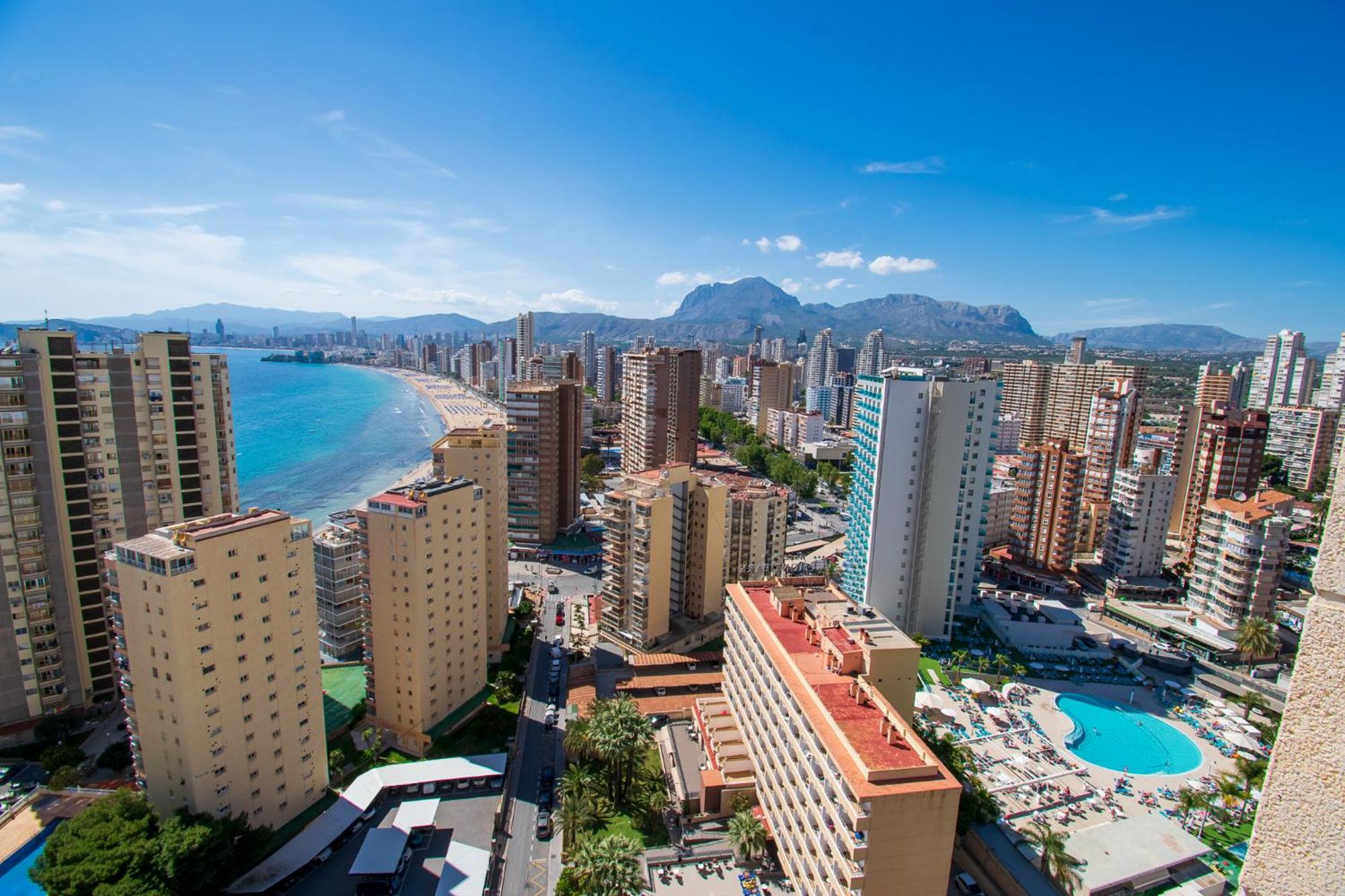 Tropicmar Familiar Levante Beach Benidorm Bagian luar foto